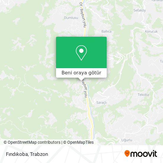 Fındıkoba harita