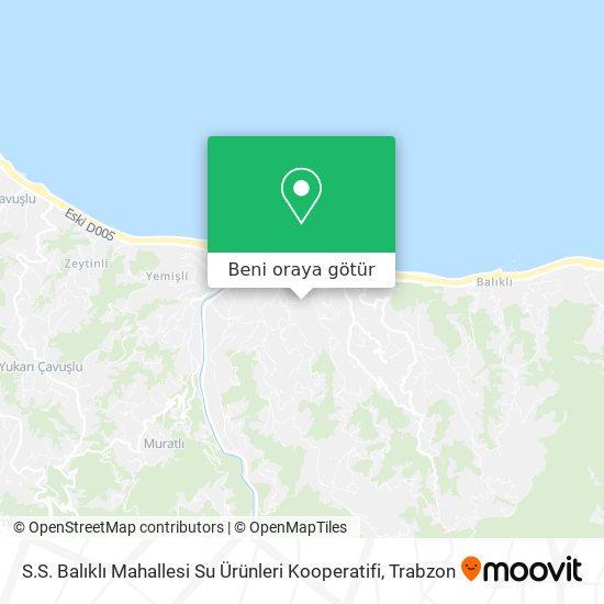 S.S. Balıklı Mahallesi Su Ürünleri Kooperatifi harita