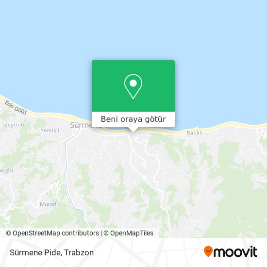 Sürmene Pide harita
