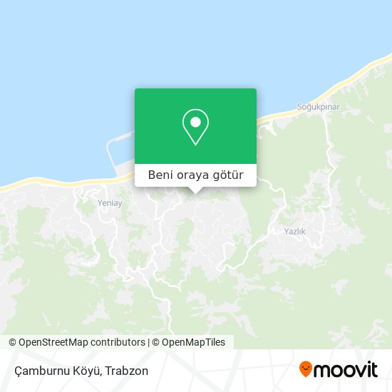 Çamburnu Köyü harita