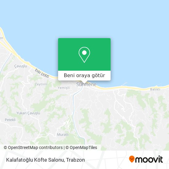 Kalafatoğlu Köfte Salonu harita