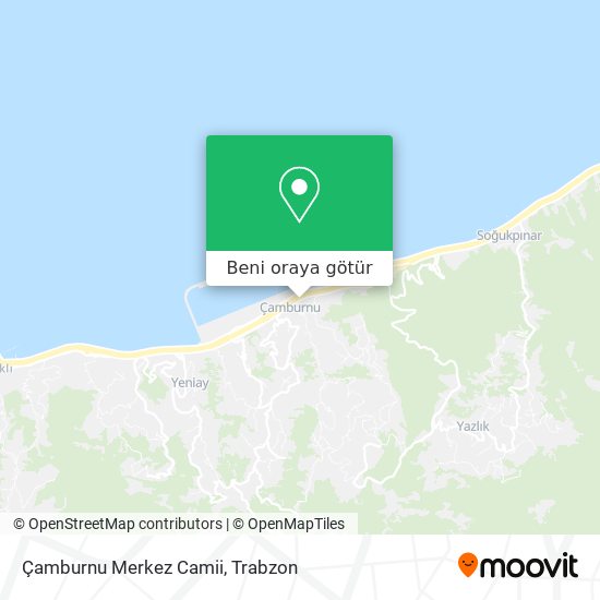 Çamburnu Merkez Camii harita