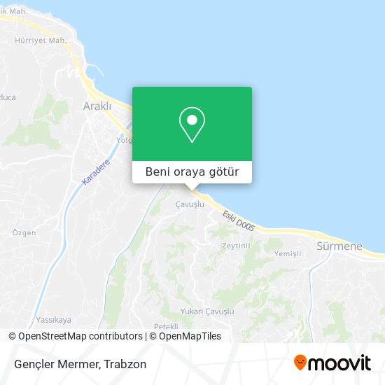 Gençler Mermer harita