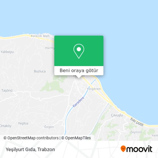 Yeşilyurt Gıda harita