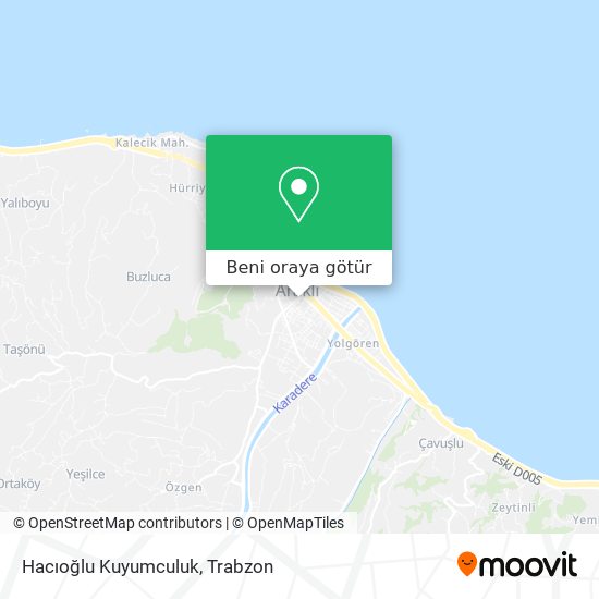 Hacıoğlu Kuyumculuk harita