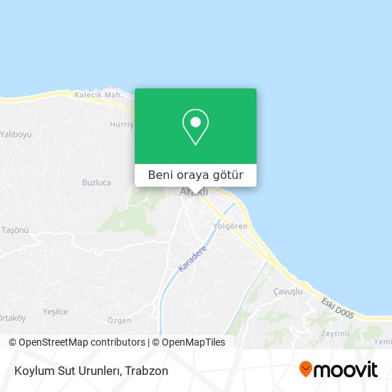 Koylum Sut Urunlerı harita