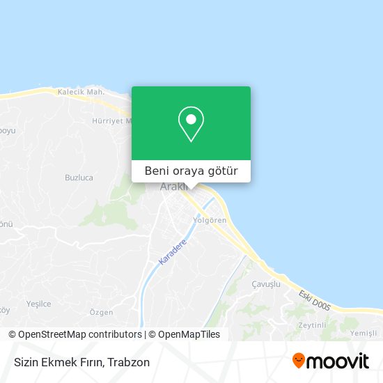 Sizin Ekmek Fırın harita