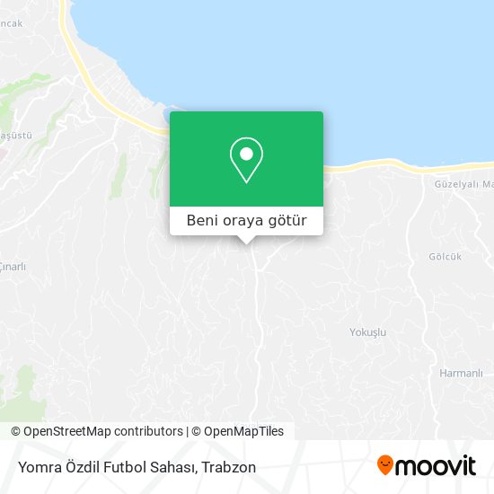 Yomra Özdil Futbol Sahası harita