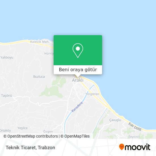 Teknik Ticaret harita