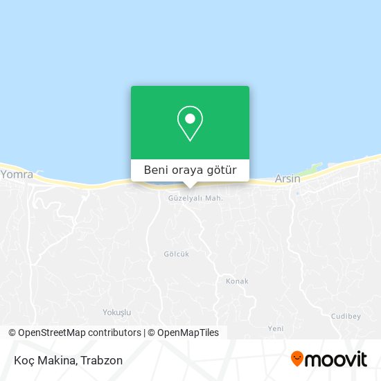 Koç Makina harita