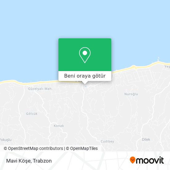 Mavi Köşe harita