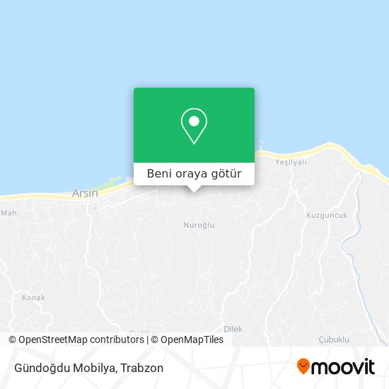Gündoğdu Mobilya harita