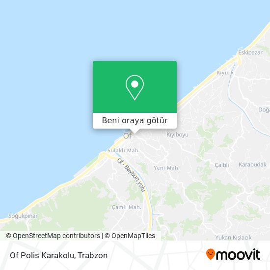Of Polis Karakolu harita