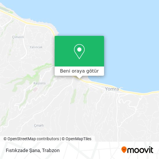 Fıstıkzade Şana harita
