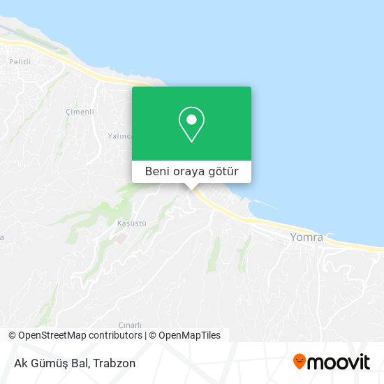 Ak Gümüş Bal harita