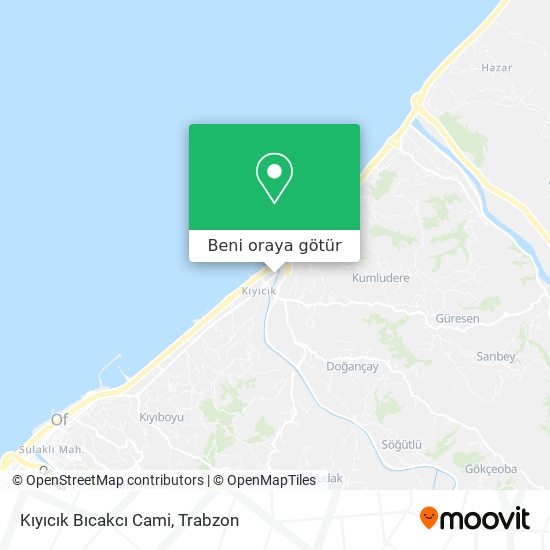 Kıyıcık Bıcakcı Cami harita