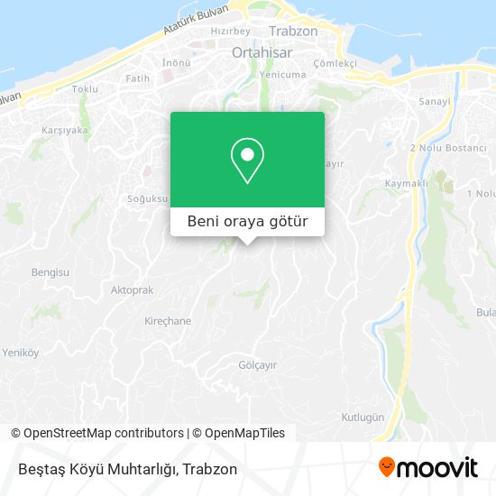 Beştaş Köyü Muhtarlığı harita
