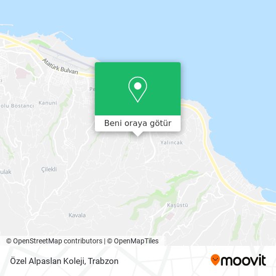 Özel Alpaslan Koleji harita