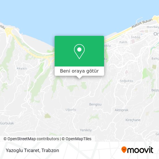 Yazoglu Tıcaret harita