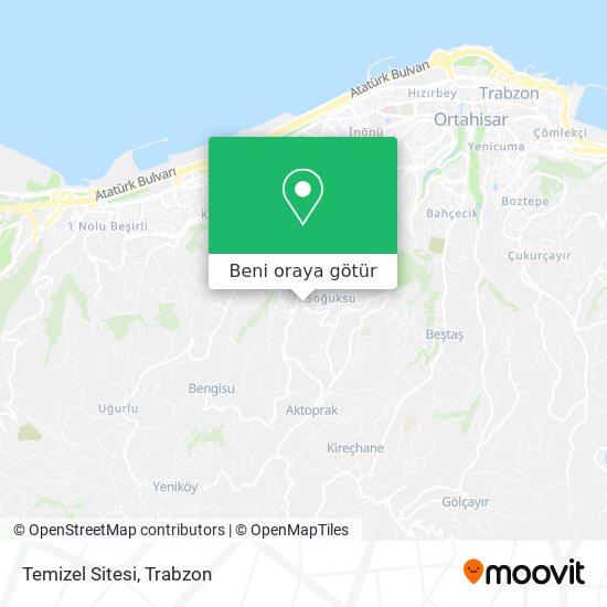 Temizel Sitesi harita