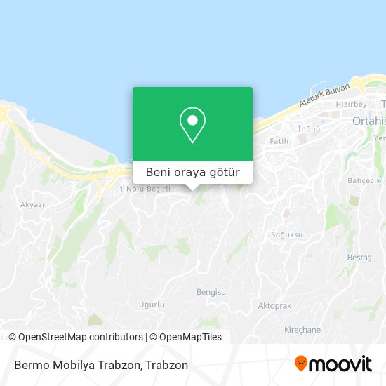 Bermo Mobilya Trabzon harita