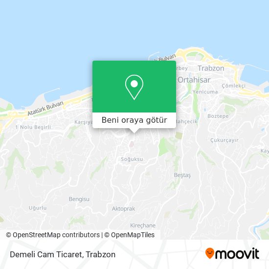 Demeli Cam Ticaret harita