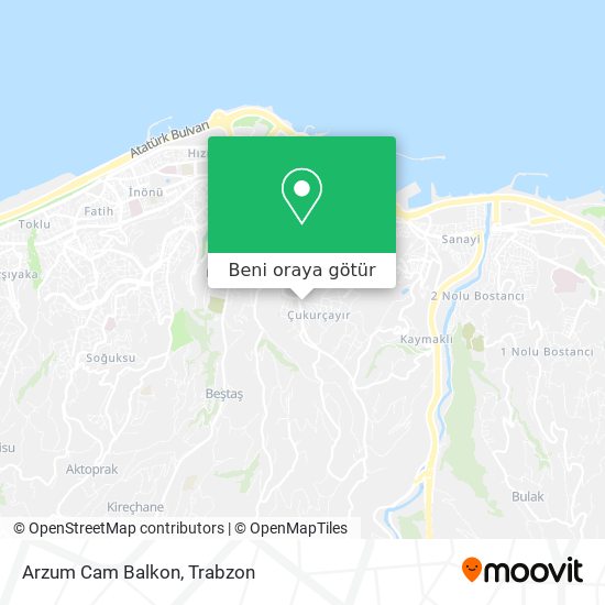 Arzum Cam Balkon harita