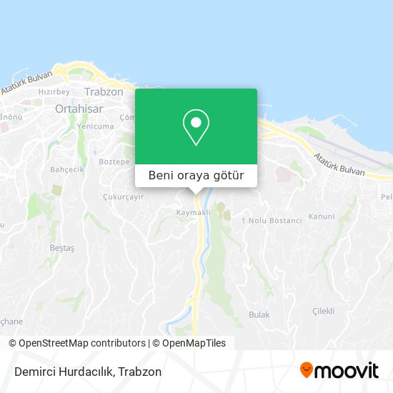 Demirci Hurdacılık harita