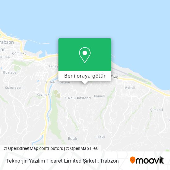 Teknorjin Yazılım Ticaret Limited Şirketi harita