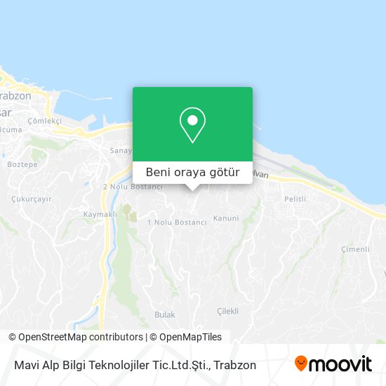 Mavi Alp Bilgi Teknolojiler Tic.Ltd.Şti. harita