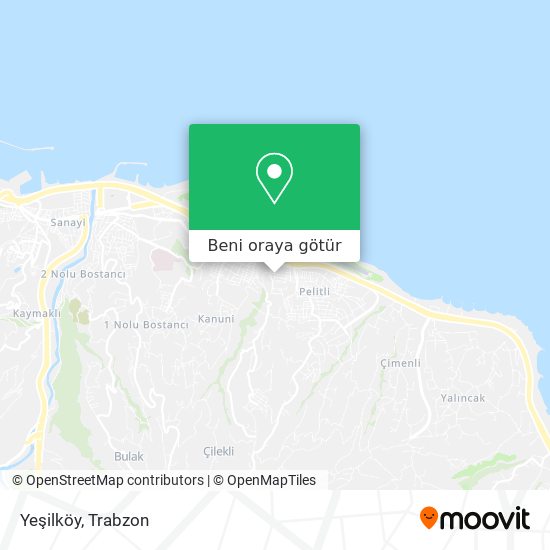 Yeşilköy harita