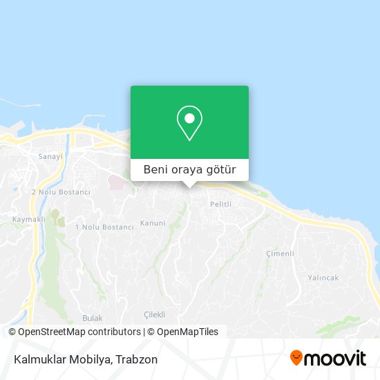 Kalmuklar Mobilya harita