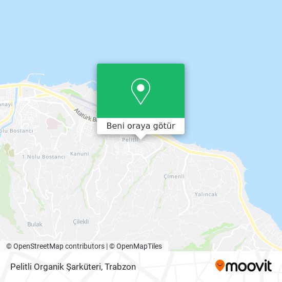 Pelitli Organik Şarküteri harita
