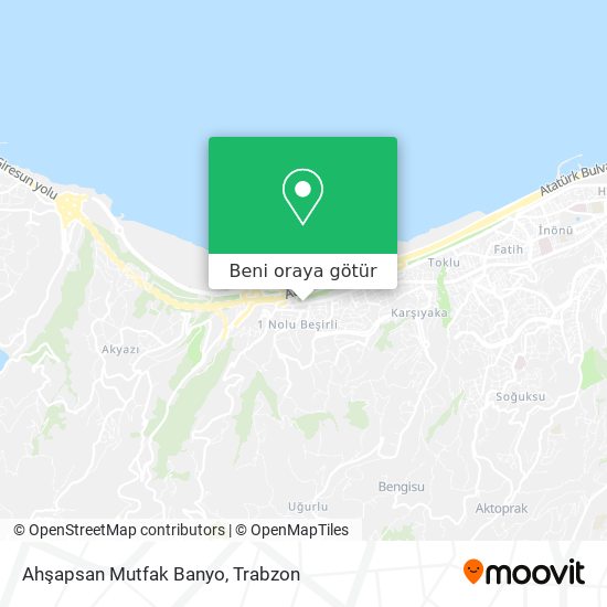 Ahşapsan Mutfak Banyo harita