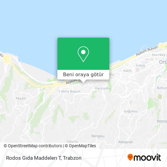 Rodos Gıda Maddelerı T harita