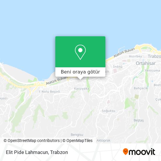 Elit Pide Lahmacun harita