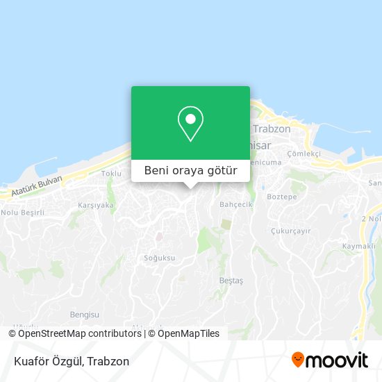Kuaför Özgül harita