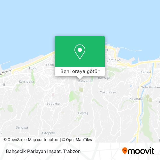 Bahçecik Parlayan Inşaat harita