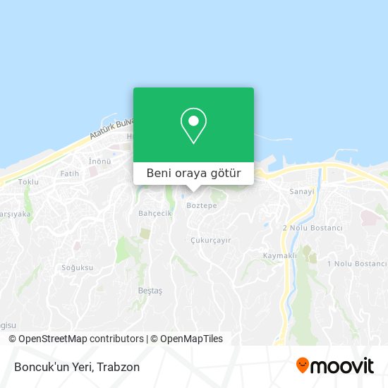 Boncuk'un Yeri harita