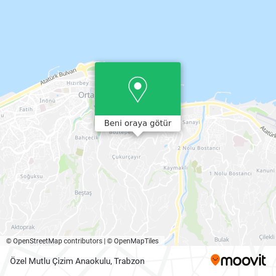 Özel Mutlu Çizim Anaokulu harita