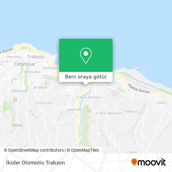 İkizler Otomotiv harita