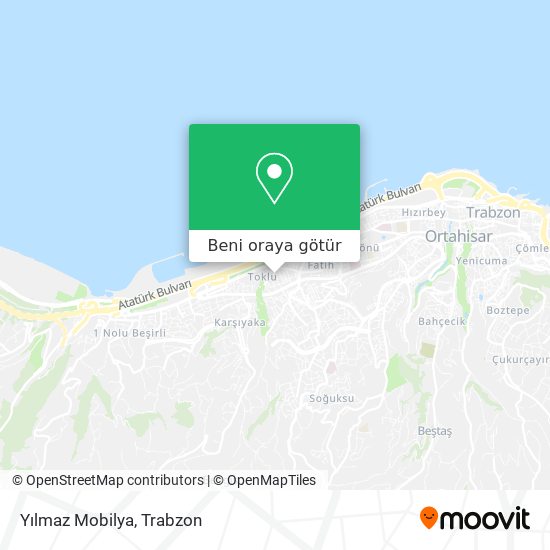 Yılmaz Mobilya harita
