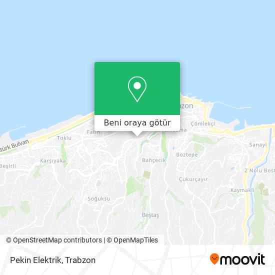 Pekin Elektrik harita