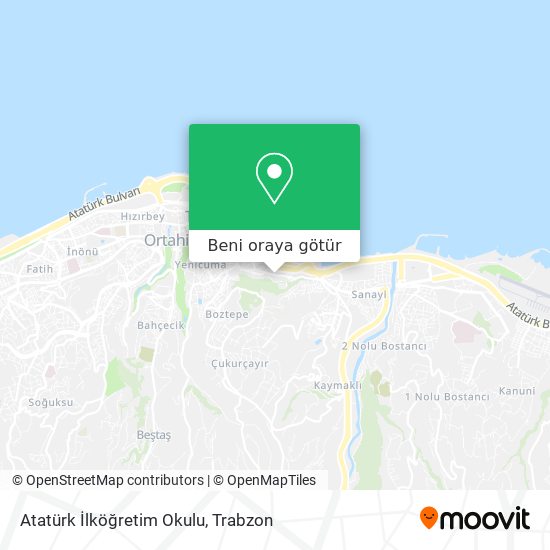 Atatürk İlköğretim Okulu harita