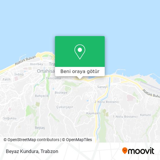 Beyaz Kundura harita
