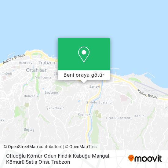Ofluoğlu Kömür-Odun-Fındık Kabuğu-Mangal Kömürü Satış Ofisi harita