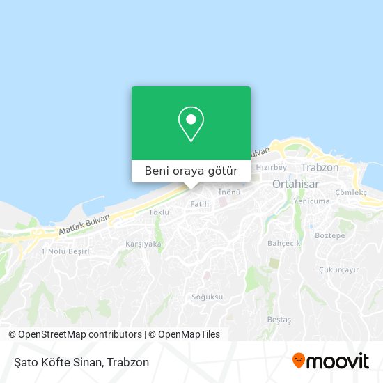 Şato Köfte Sinan harita