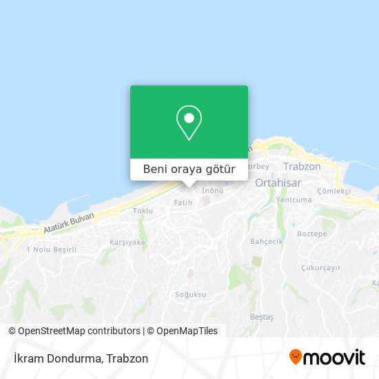 İkram Dondurma harita