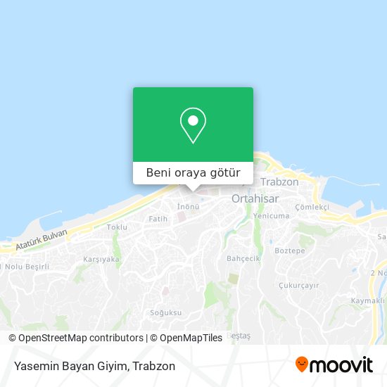 Yasemin Bayan Giyim harita