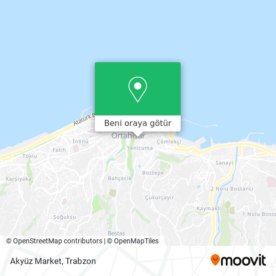 Akyüz Market harita